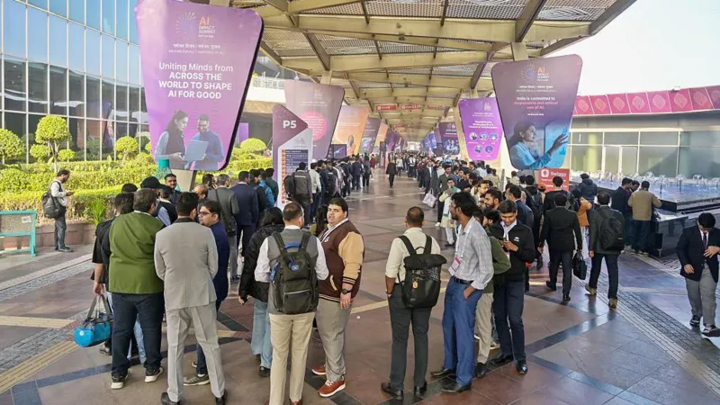 Long queues and confusion mar first day of India’s landmark AI summit