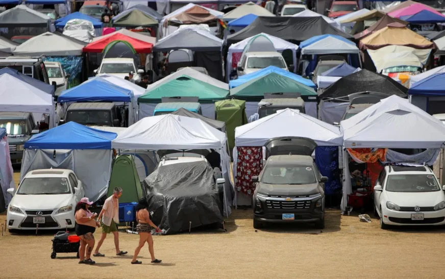 Coachella campers are turning tents fancy – and not all Brits are happy