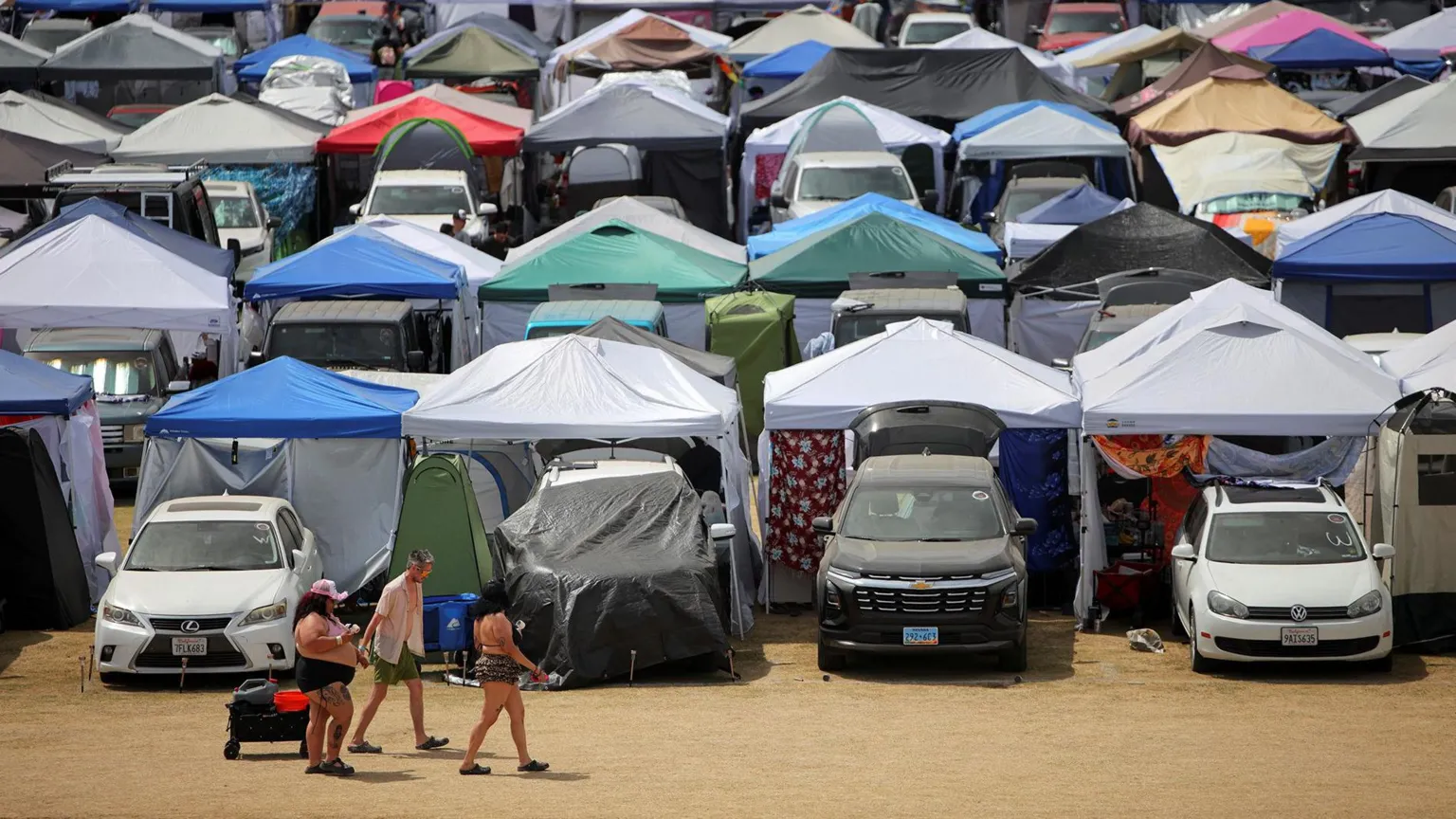 Coachella campers are turning tents fancy – and not all Brits are happy