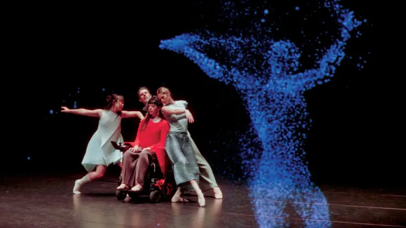 Dancer with MND performs on stage again through digital avatar