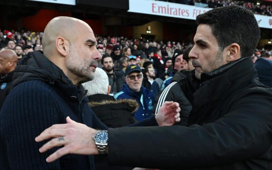 Guardiola says he enjoys watching Arsenal play