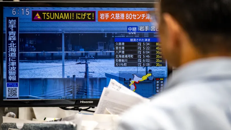 Japan on high alert for ‘huge’ second quake after issuing tsunami warning