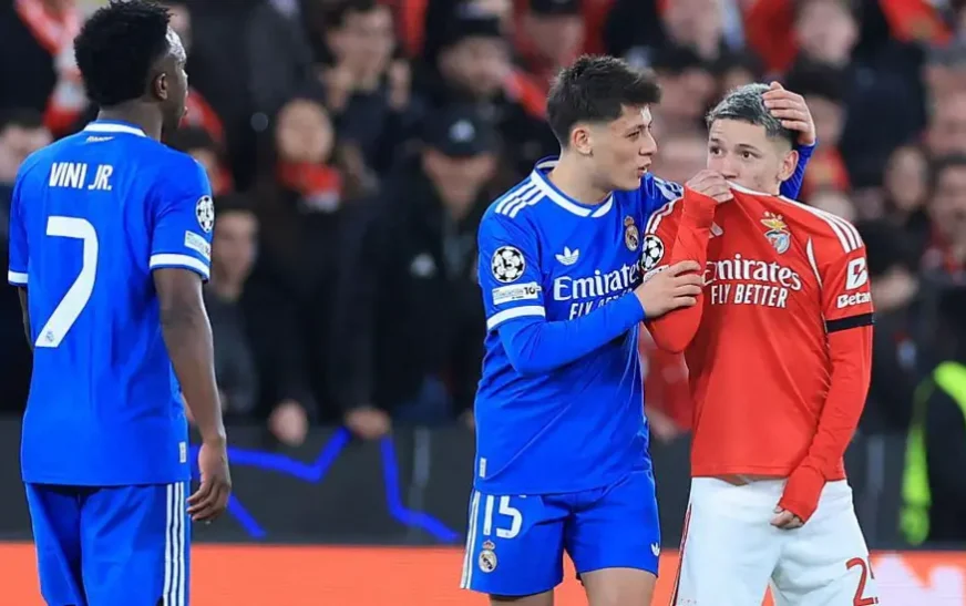 Prestianni gets six-match ban for homophobic conduct
