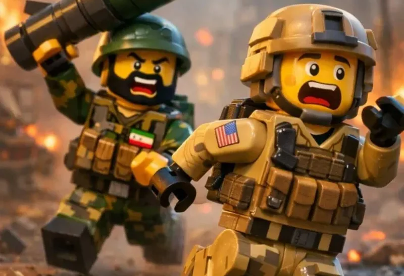 We spoke to the man making viral Lego-style AI videos for Iran. Experts say it’s powerful propaganda