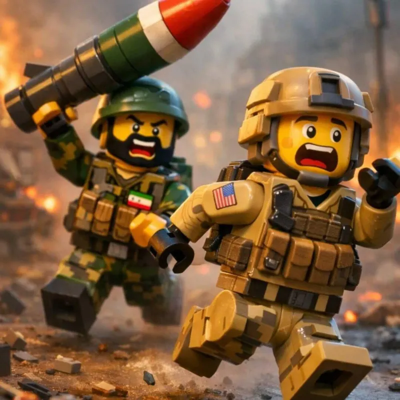 We spoke to the man making viral Lego-style AI videos for Iran. Experts say it’s powerful propaganda