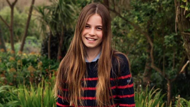 Smiling Princess Charlotte beams in 11th birthday portrait
