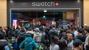 Swatch boss says crowds are ‘good news’ after watch launch sparks chaos