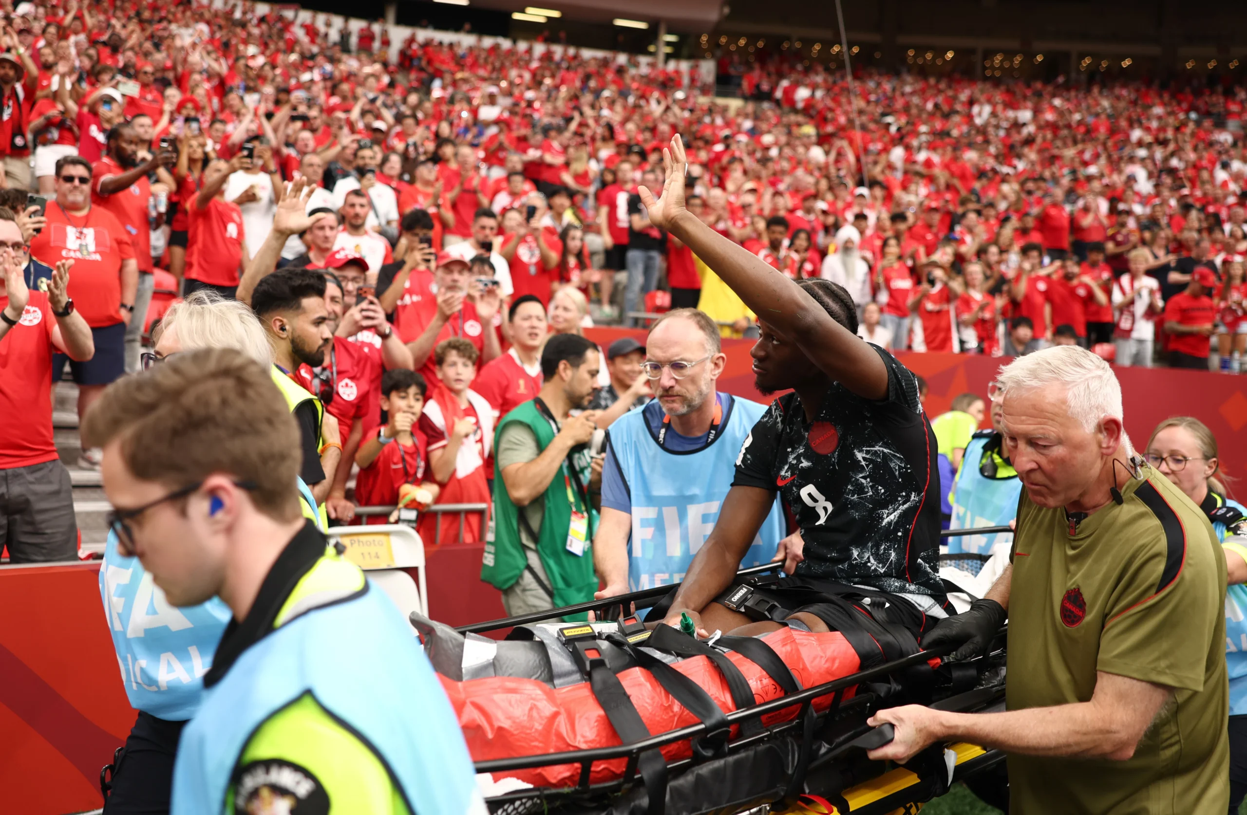 A day of tears, scuffles & history as injury mars Canada’s moment